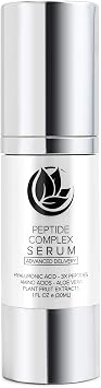 Peptide Complex Serum by Microderm GLO - Best Skin Toning, Facial Tightening, 100% PURE & NATURAL, Plump, Hydrate & Nourish Your Face, Boosts Collagen & Heals Skin While Improving Tone & Texture, 1oz