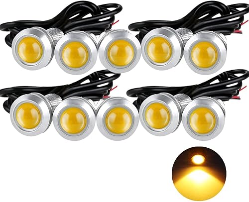 Miniatura 6 de Luces LED Eagle Eye, luz indicadora ultra fina de 0.709 in, luces de circulación diurna, luces traseras DRL, luz antiniebla, luz de respaldo para
