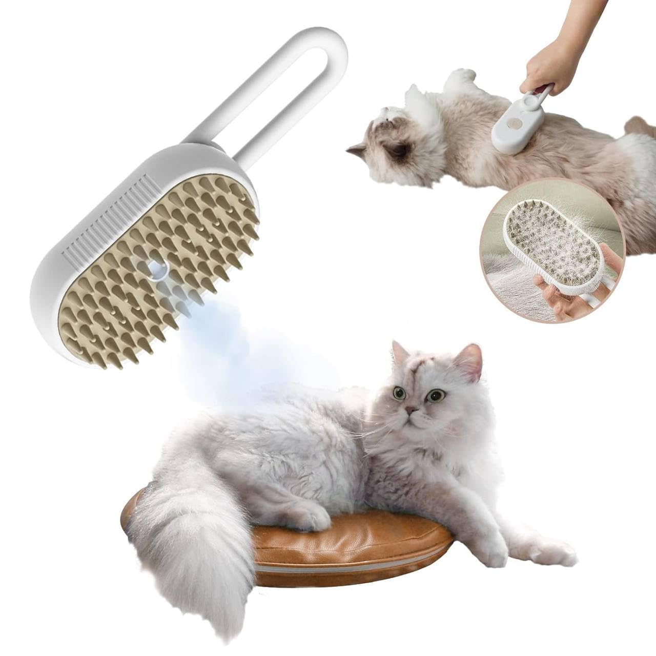 SHOPYSTAR Steam Brush For Dogs and Cats - Spray Steam Comb Brush For Pet Hair Grooming - Steamy Brush For Gentle and Effective Pet Grooming (Multi-Color) (B0D7SC16YJ) Amazon Price History, Amazon Price Tracker