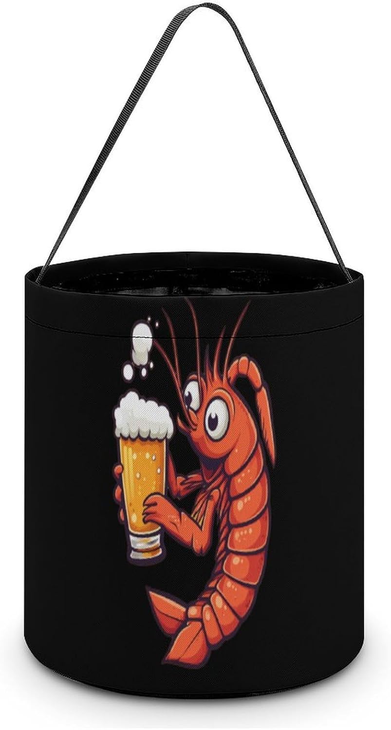 Shrimp Beer Candy Bag Halloween Treat Goody Bags Party Basket Handbag Holiday Decor
