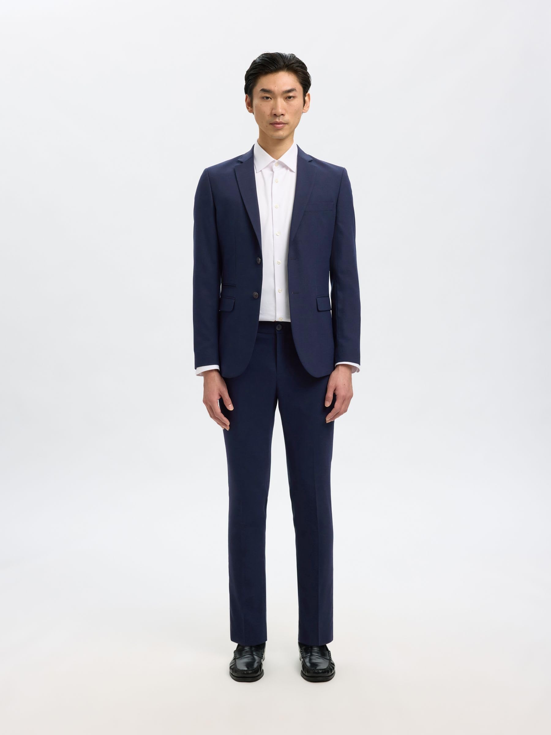 SELECTED HOMME Trousers Woven Wool Blend