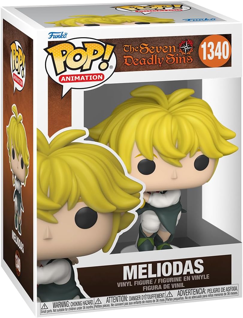 Funko POP! Animation: Seven Deadly Sins - Meliodas with Full Counter Pose - Collectable Vinyl Figure - Gift Idea - Official Merchandise - for Kids & Adults - Anime Fans - Model Figure for Collectors