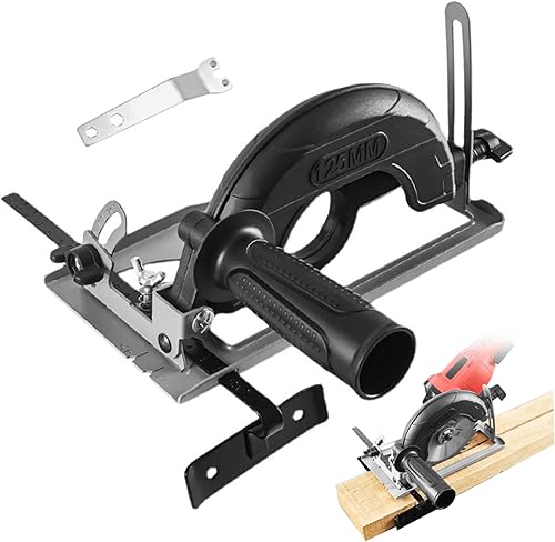 Soporte de amoladora angular ajustable de 45 grados, soporte de corte preciso, soporte fijo con regla guía para máquina 100-125 herramienta casera