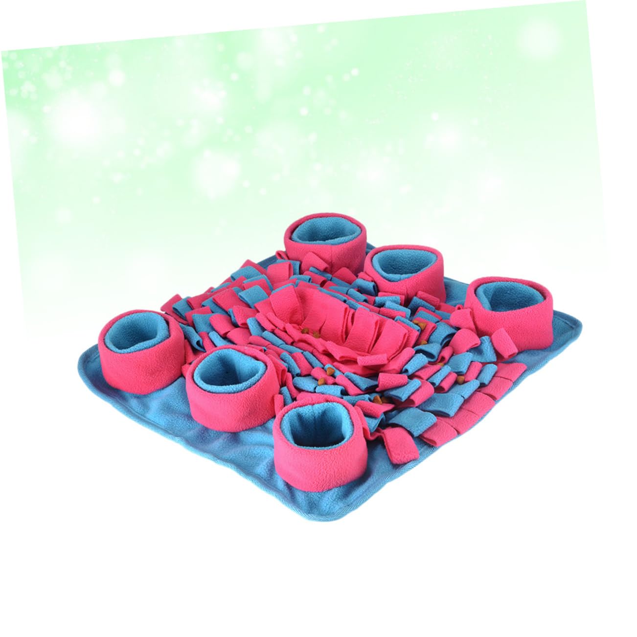 Lesipee rutschfeste Unterseite Matte Langsam Hund Leckmatte und Hunde aus Polar Fleece zum Futterverstecken Training
