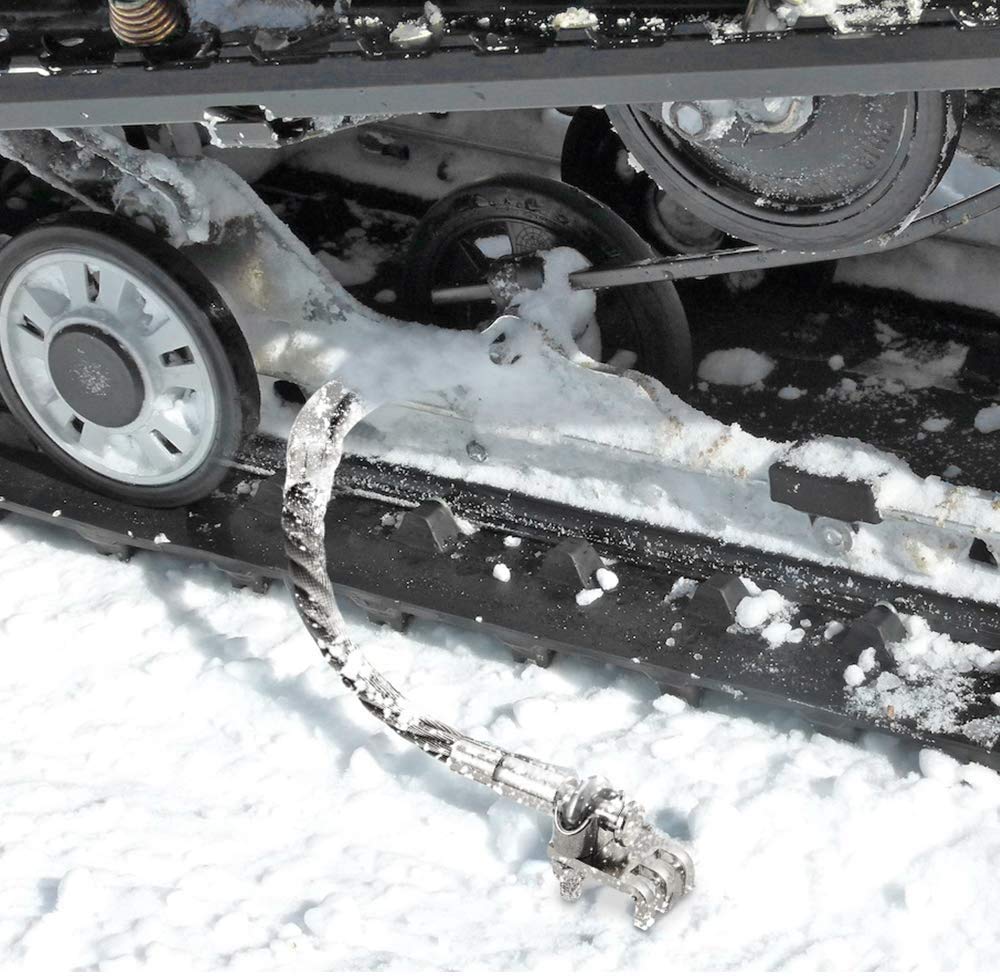 Kemimoto Lot de 2 gratte-givre pour motoneige - Compatible avec les motoneiges à marche arrière et non marche arrière - Gauche et droite