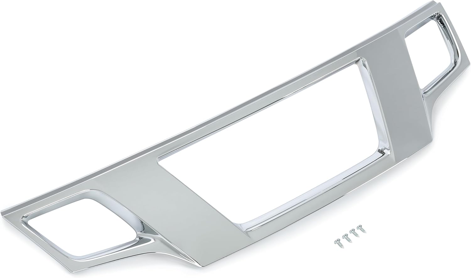 HECASA Silvery Grille Trim Compatible with 2013-2021 Nissan NV200 Replacement for 623823LM0A NI1210109C Front Upper Grille Molding Trim