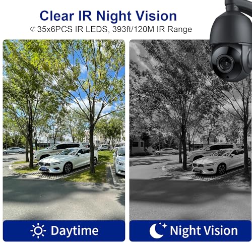Dosilkc 4K Outdoor Ptz Poe Ip Camera With Pan Tilt 20X Optical Zoom & 10X Digital Zoom thumb #4