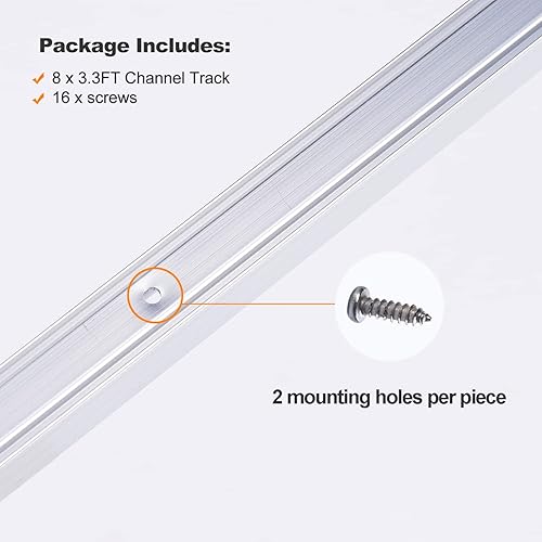 Miniatura 8 de Shine Decor Productos del paquete de la pista del canal de aluminio con el kit caliente de las luces de neón del LED de 10M32.8ft