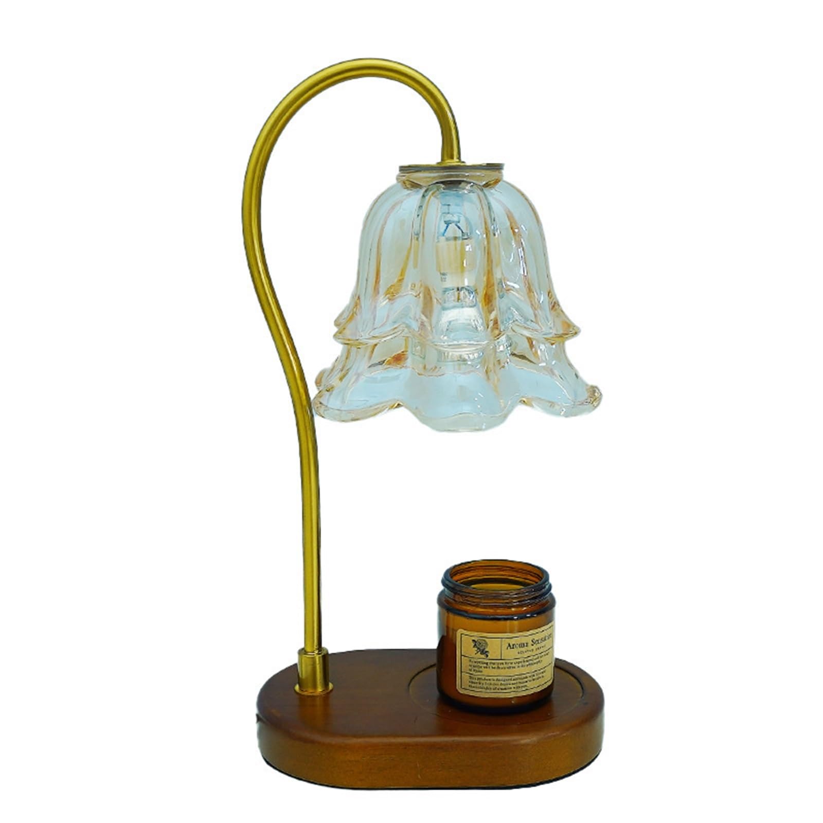LJHFG63KUYT Bedside Lamps Vintage Lily of The Valley Bedroom Atmosphere Table Lamp Bedside Nightstand Dorm
