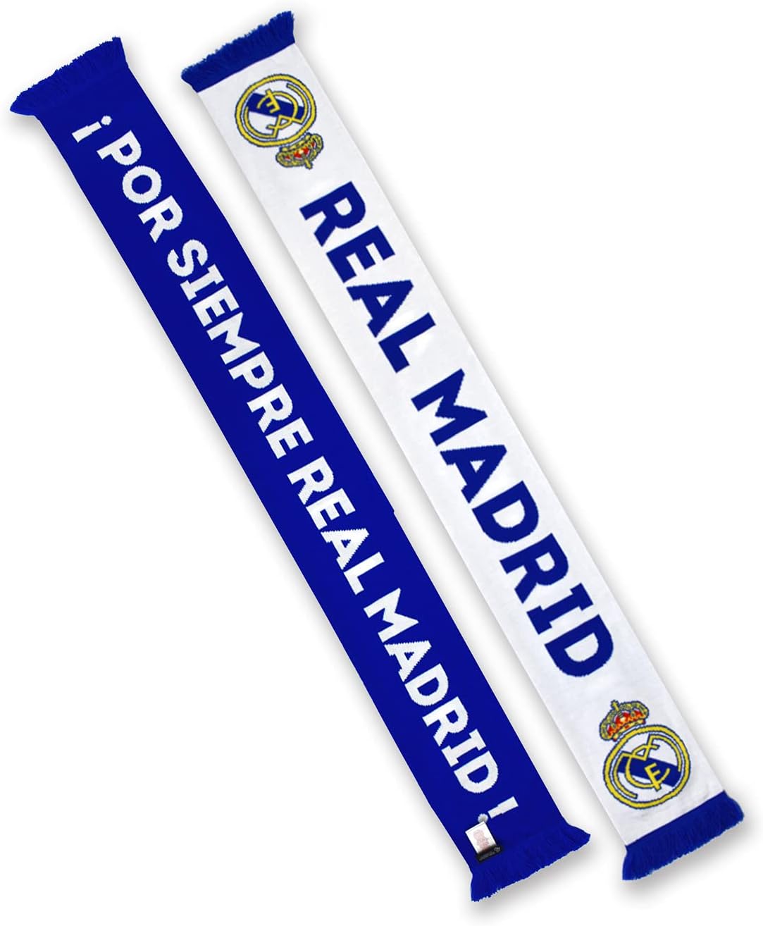 REAL MADRID BUFANDA DOBLE CIRCULAR Nº 1 BLANC