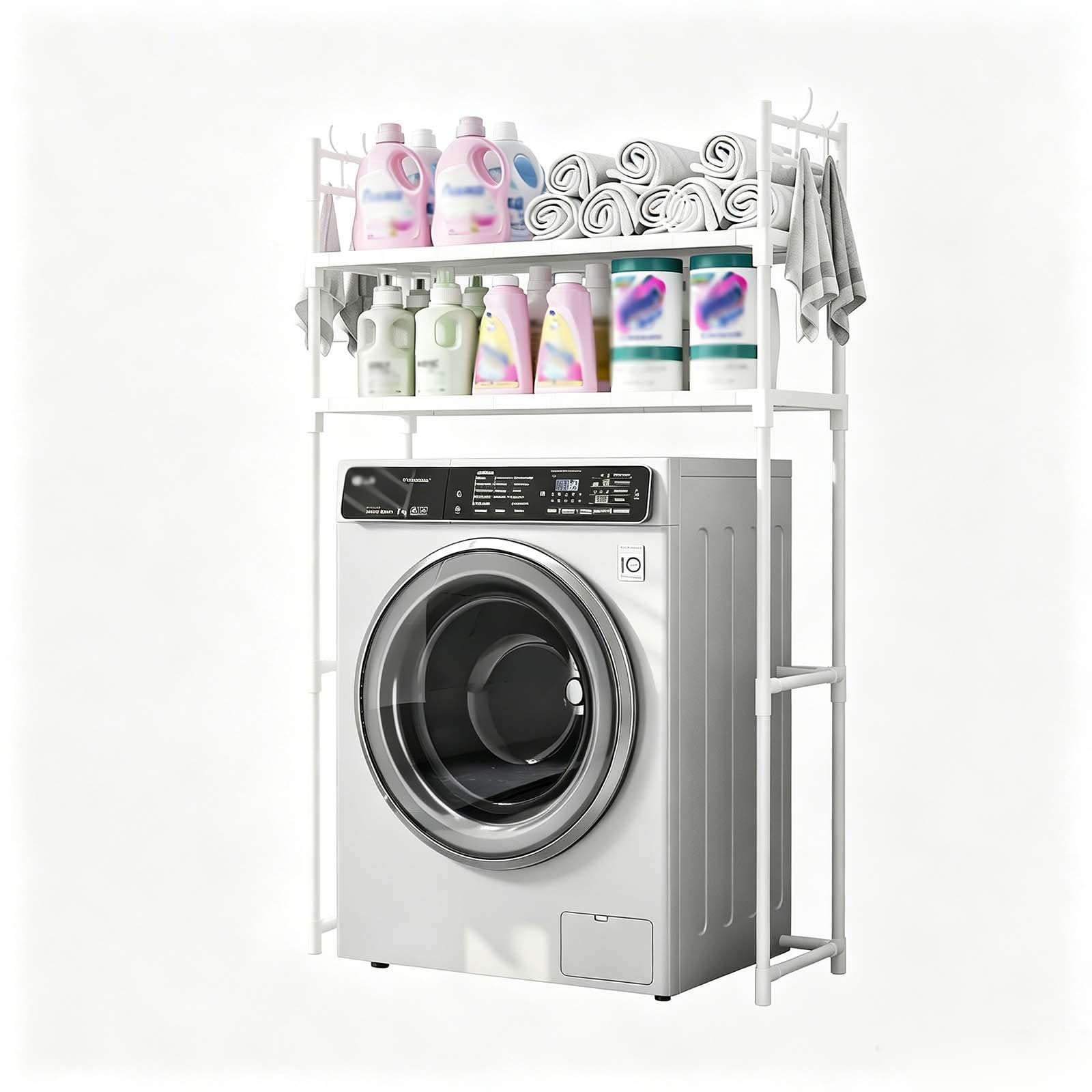 kumamart Space Saving Over Washer Storage Unit,laundry room storage shelves