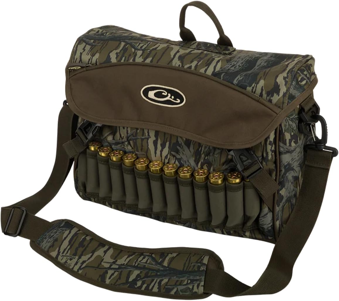 DRAKE Durable Water-Resistant Versatile Waterfowl Hunting Everyday Carry Shoulder Bag 2.0 w/Adjustable Strap - 13"Lx9"Hx5"D