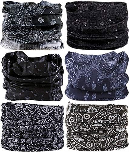 Headband Neck Gaiter Head Wrap Headwear Face Mask Magic Scarf Bandana for Men and Women - Image 2