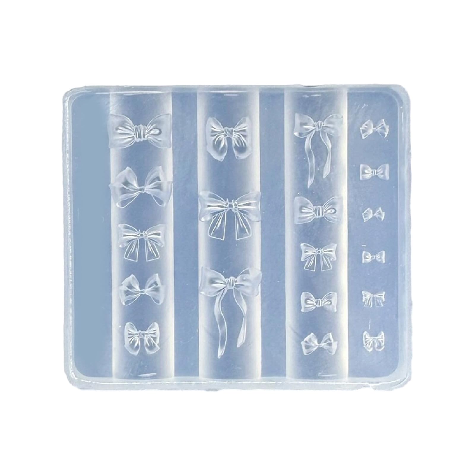 Maxtonser Silicone Nails Art Mold Accessory Delicate Shape 3D Nails Decorative Mold Silicone Texture for Various Nails Types