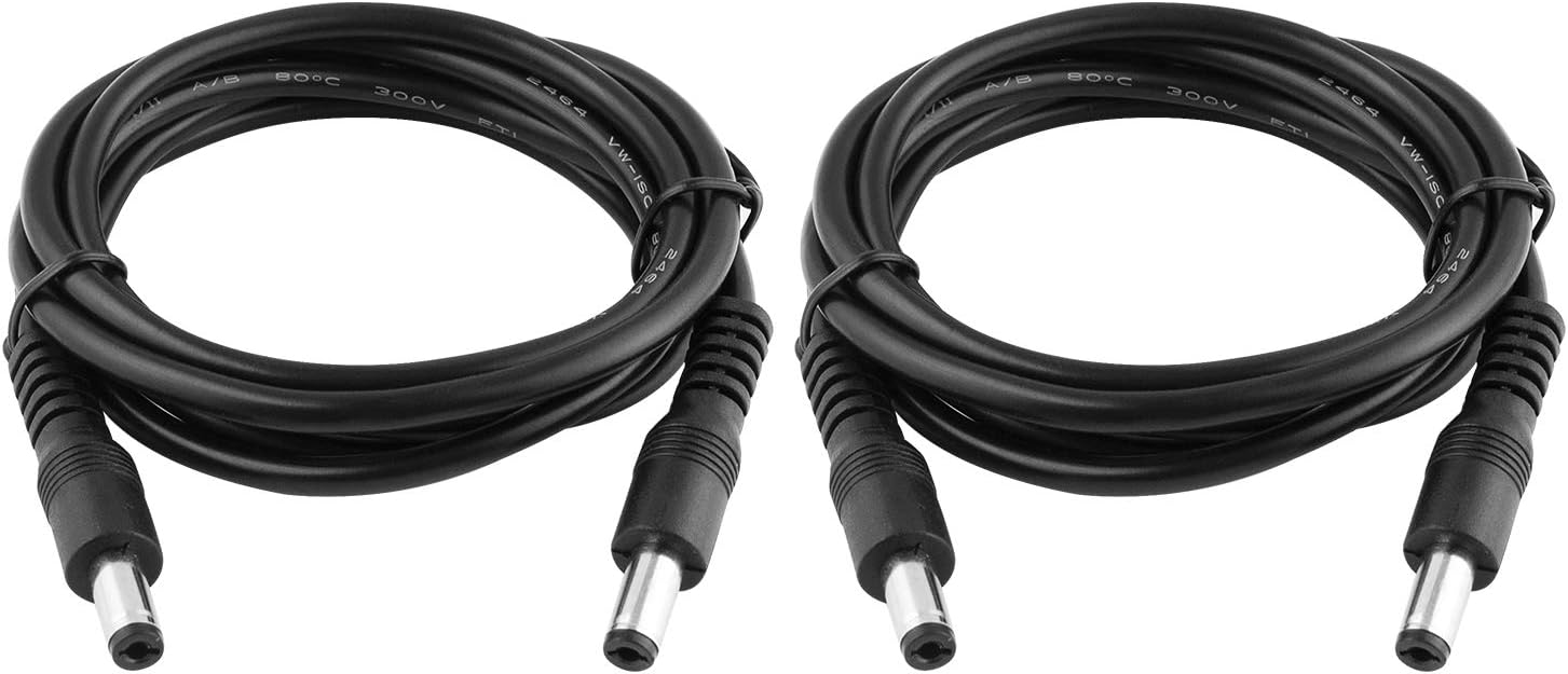 Onite 2pcs DC Male to Male Cable