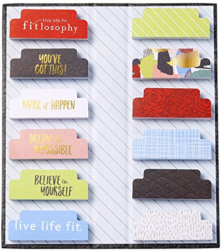 Fitlosophy Motivational Quote Sticky Tabs, 600Pc, Spt-20280 #TOP26