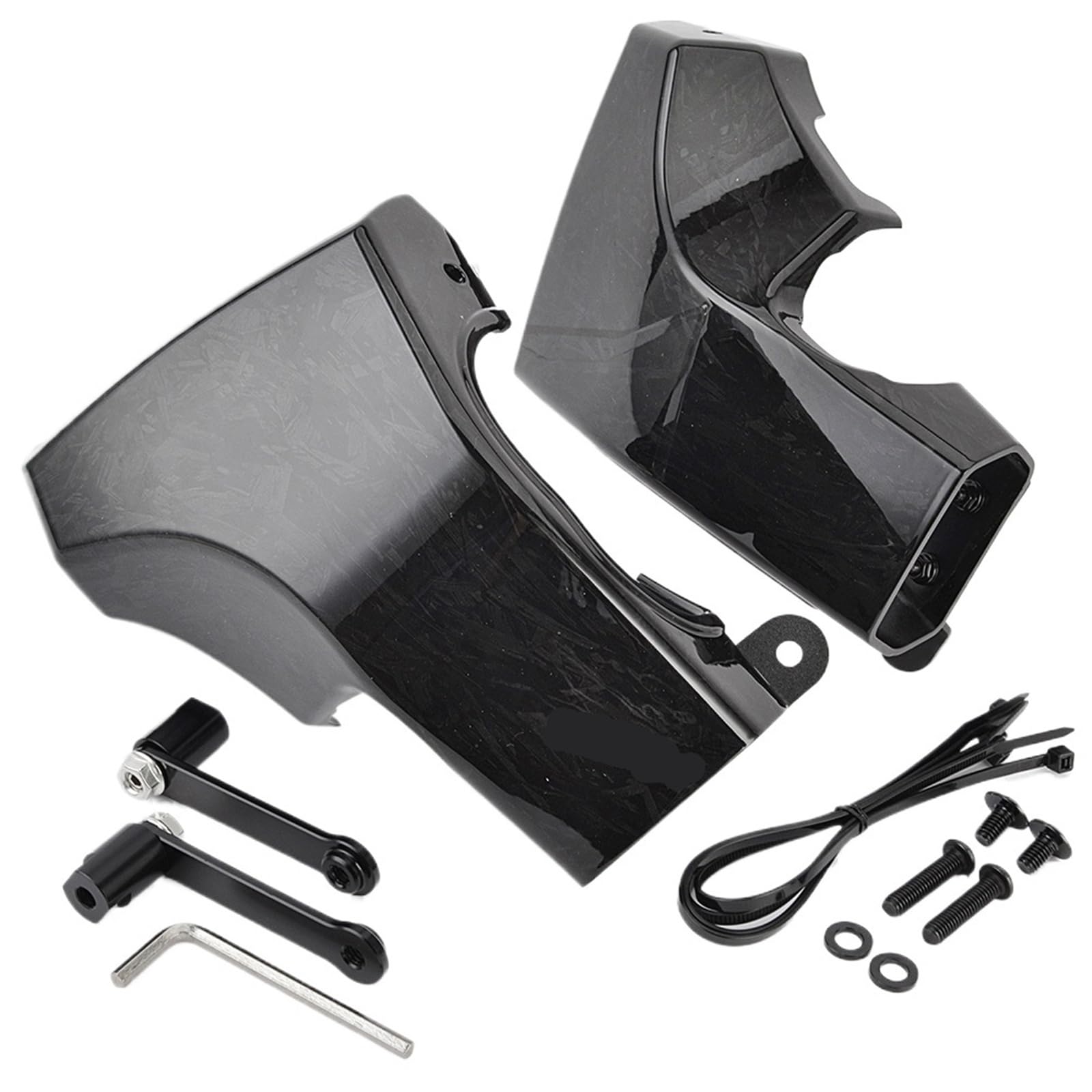 Compatible con Conducto Y Cubierta De Refrigeración De Pinza Yamaha MT-09 | Canal de refrigeración estable con tapa, montaje directo con pernos(Forging patterns)