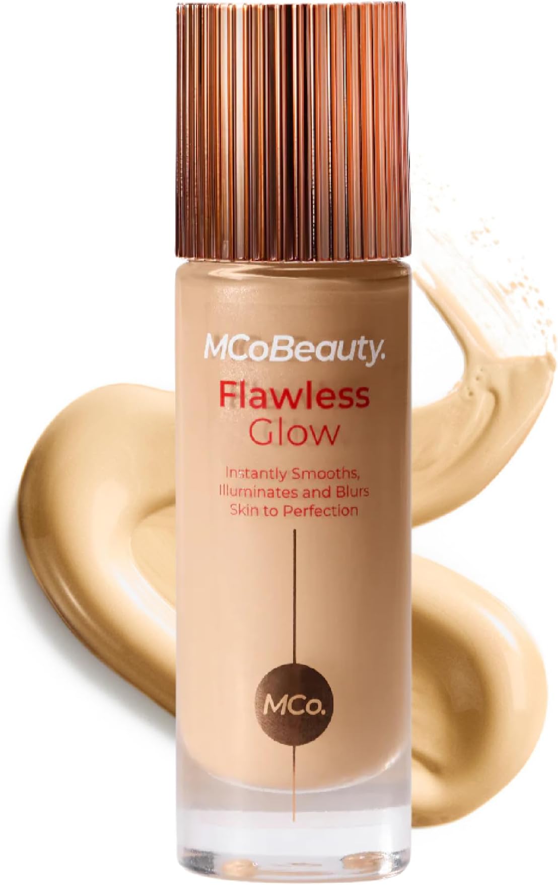 Flawless Glow Luminous Skin Filter - 2.5 Fair - 4-in-1 Primer, Highlighter & Foundation Booster - Dewy Illuminating Tint Face Makeup with Squalane Vitamin E - Vegan & Cruelty Free