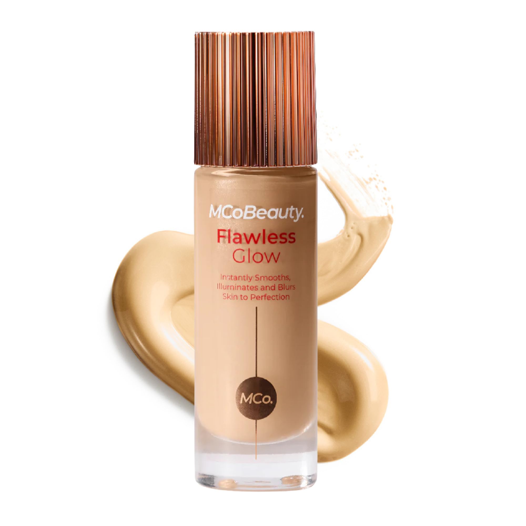 Flawless Glow Luminous Skin Filter - 2.5 Fair - 4-in-1 Luminous Primer, Foundation Booster & Liquid Highlighter with Squalane - Radiant Glow Complexion Perfector Face Makeup