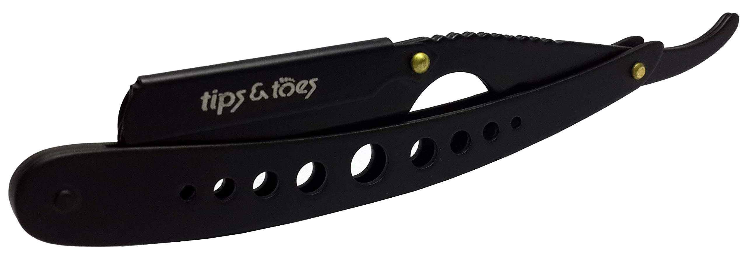 Tips&Toes Traditional Manual Shaver Professional Straight Edge Stainless Steel Sharp Barber Razor Folding Shaving Knife Shave Beard and Mustache for Men Barber Male Home Use Shaving Tools