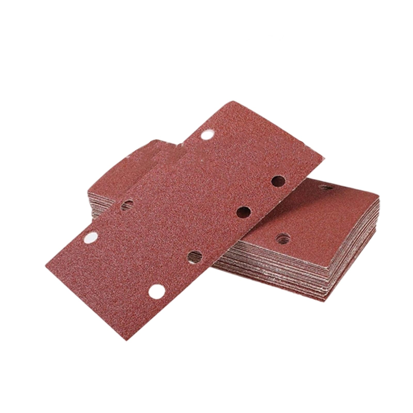 Multipurpose 185x93mm Flocking Sandpaper Sheets 8 Hole Design Abrasives for DIYer Projects Smooth Finishing Flocking Sanding Discs