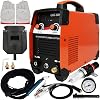 CUT50A Longer Consumables Life enabled by Gas Delay, Non touch HF Arc, Inverter Plasma Cutter 110V 45 Amp 12 Limit Cut with Universal SG55 Torch