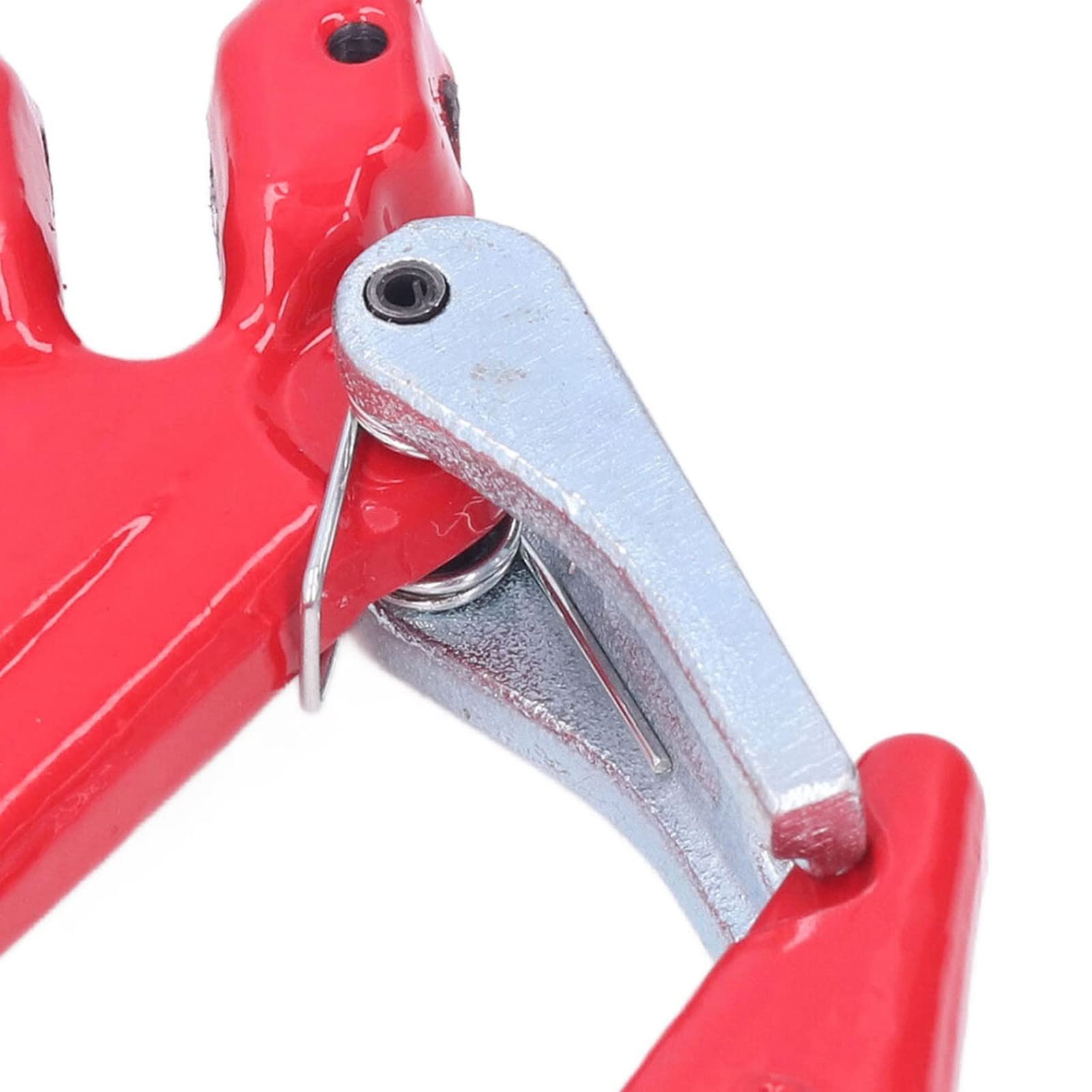 Ejoyous Gancio di Sicurezza Gancio per Verricello in Acciaio Legato da 1.120 a 5.3 Tonnellate Design a Cerniera Chiusura a Scatto Finitura Verniciata per Rimorchio di Traino di Merci Sollevamento