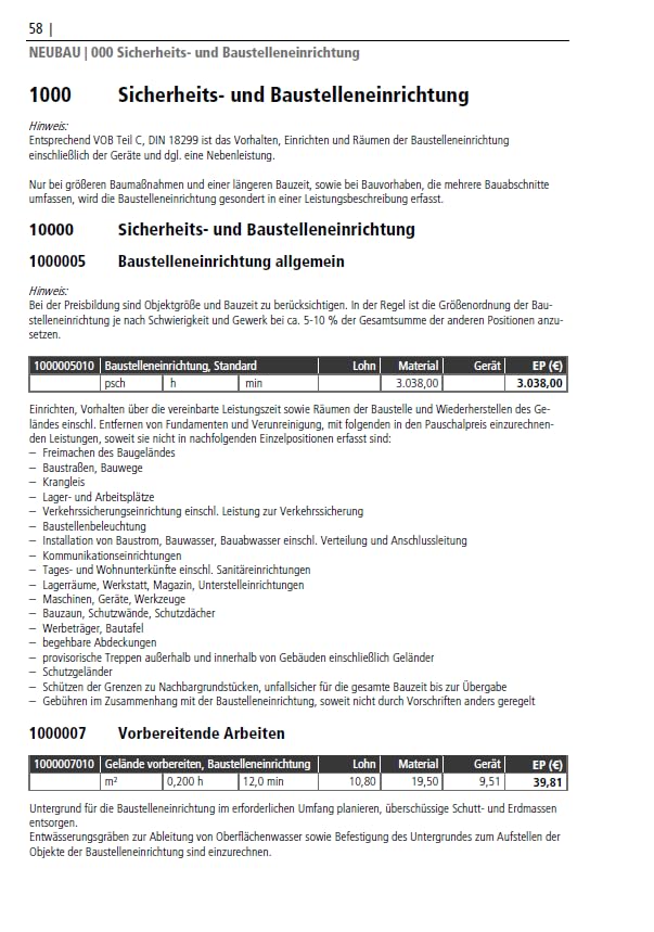 SIRADOS Kalkulationshandbuch 2026 - Tiefbau, Landschaftsbau: Das praktische Nachschlagewerk für die Angebotskalkulation. Mit aktuellen Kalkulationsansätzen!