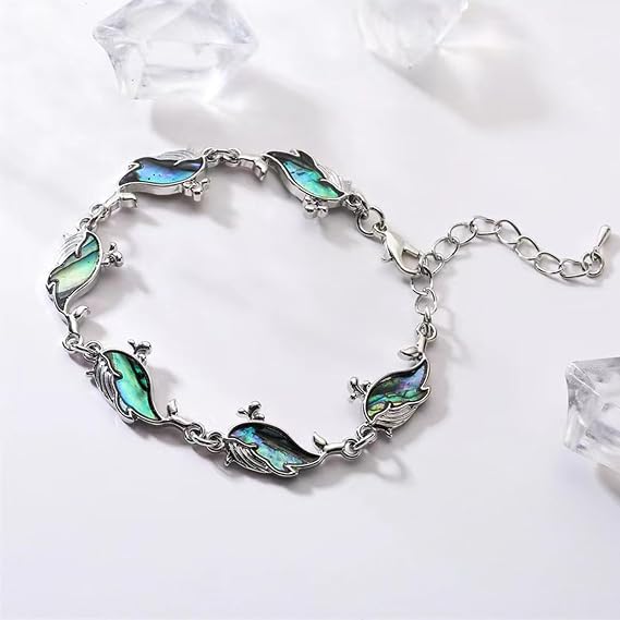 KunBead Jewelry Sea Turtle Owl Dolphin Butterfly Cross Shell Bracelet Women Birthday Adjustable Bracelets for Summer