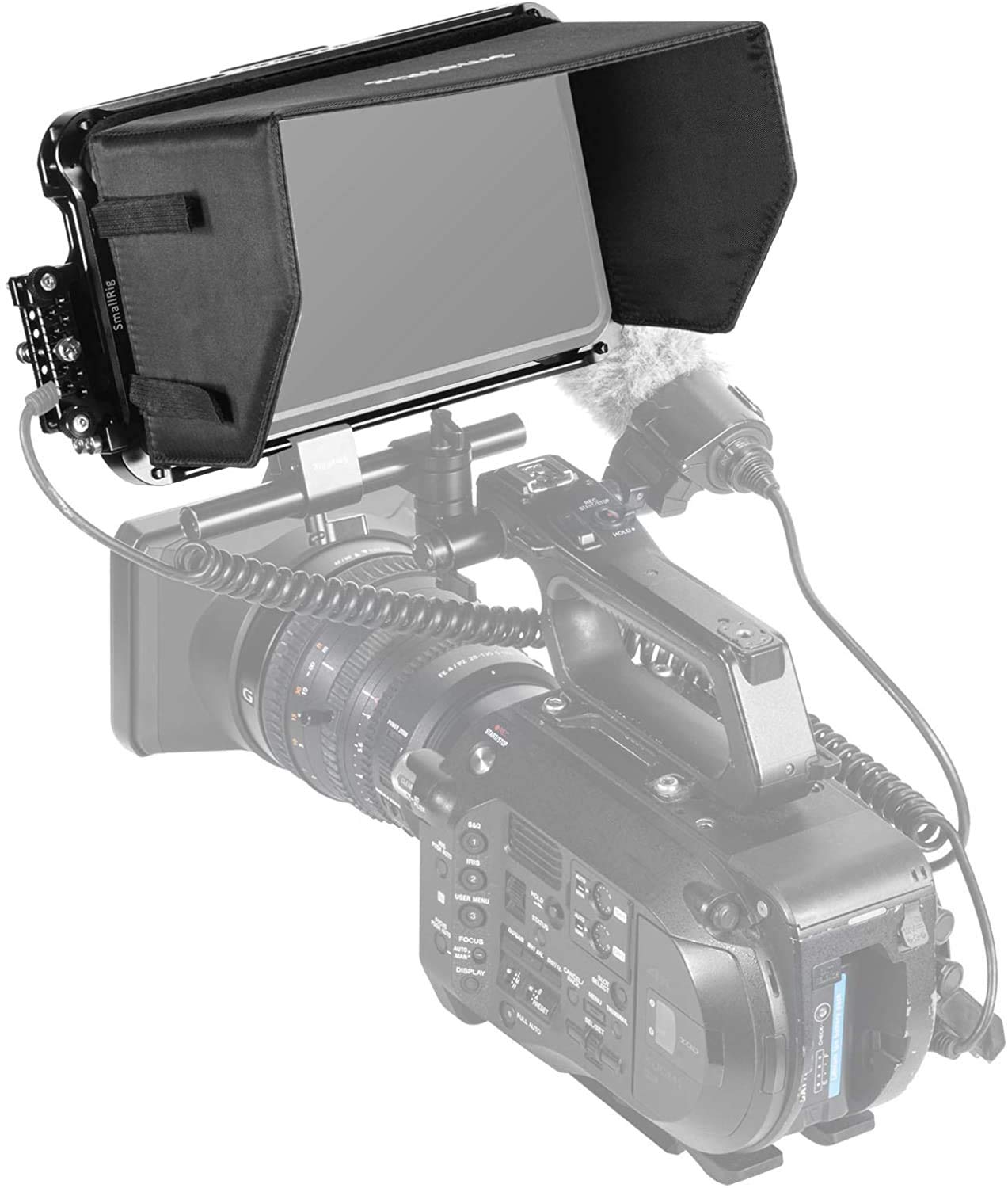 SMALLRIG Cage Kit and Sunhood for Atomos Shogun 7 CMA2409 : Amazon