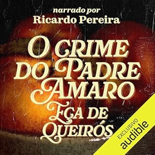 Diseño de la portada del título O crime do Padre Amaro