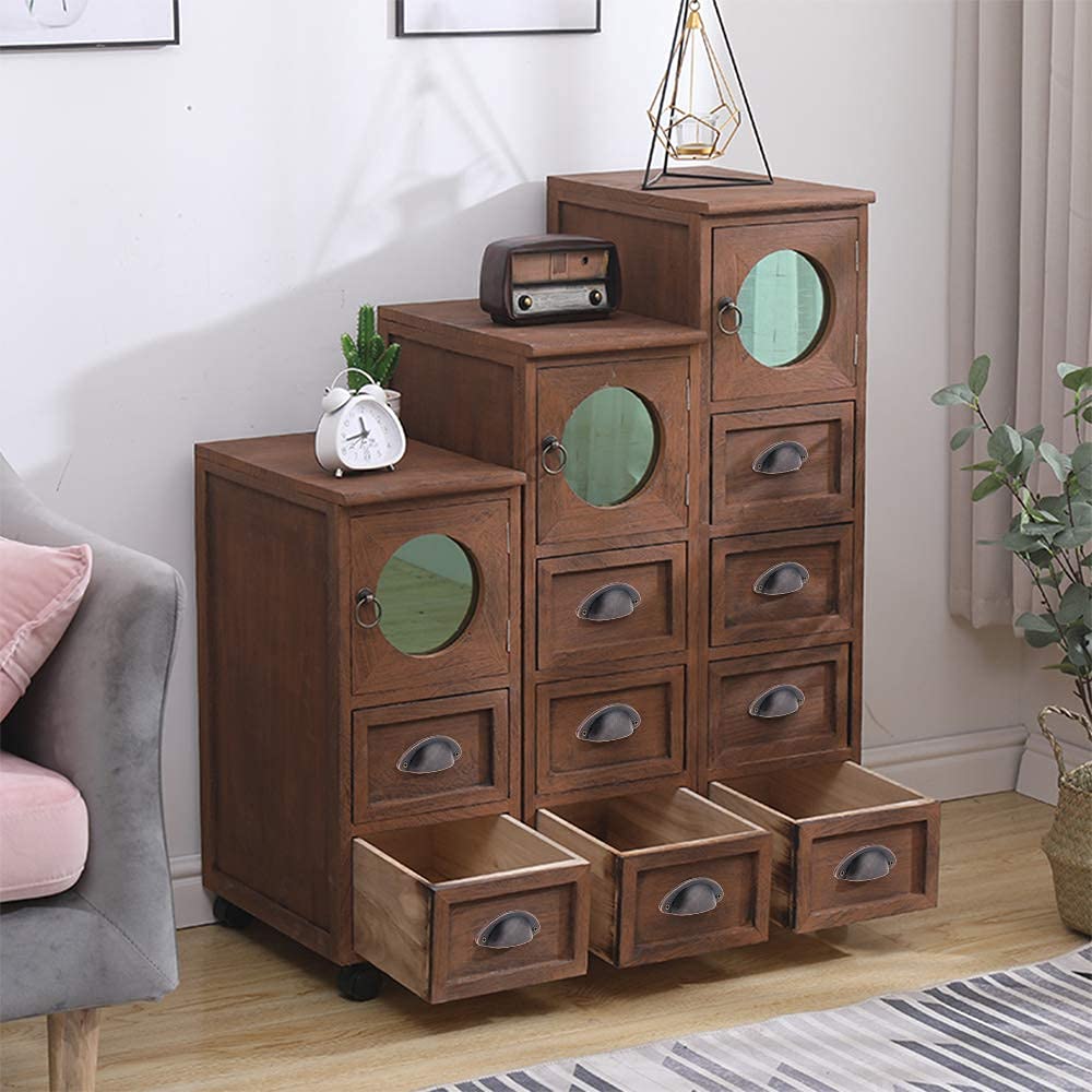 小箪笥　貝殻取っ手　シェル取手　2段　小引出し　古家具　古道具 小箪笥 貝殻取っ手 シェル取手 2段 小引出し 古家具 古道具 小