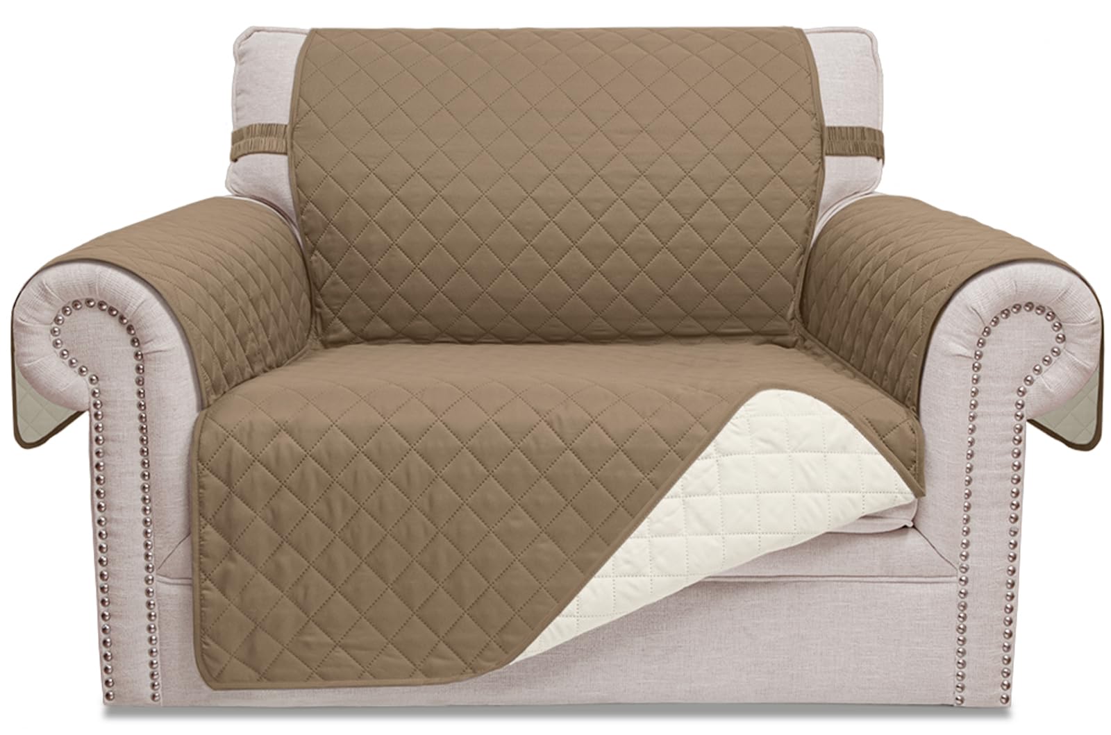 Housse de chaise réversible lavable HOMERILLA pour un salon propre avec vos animaux