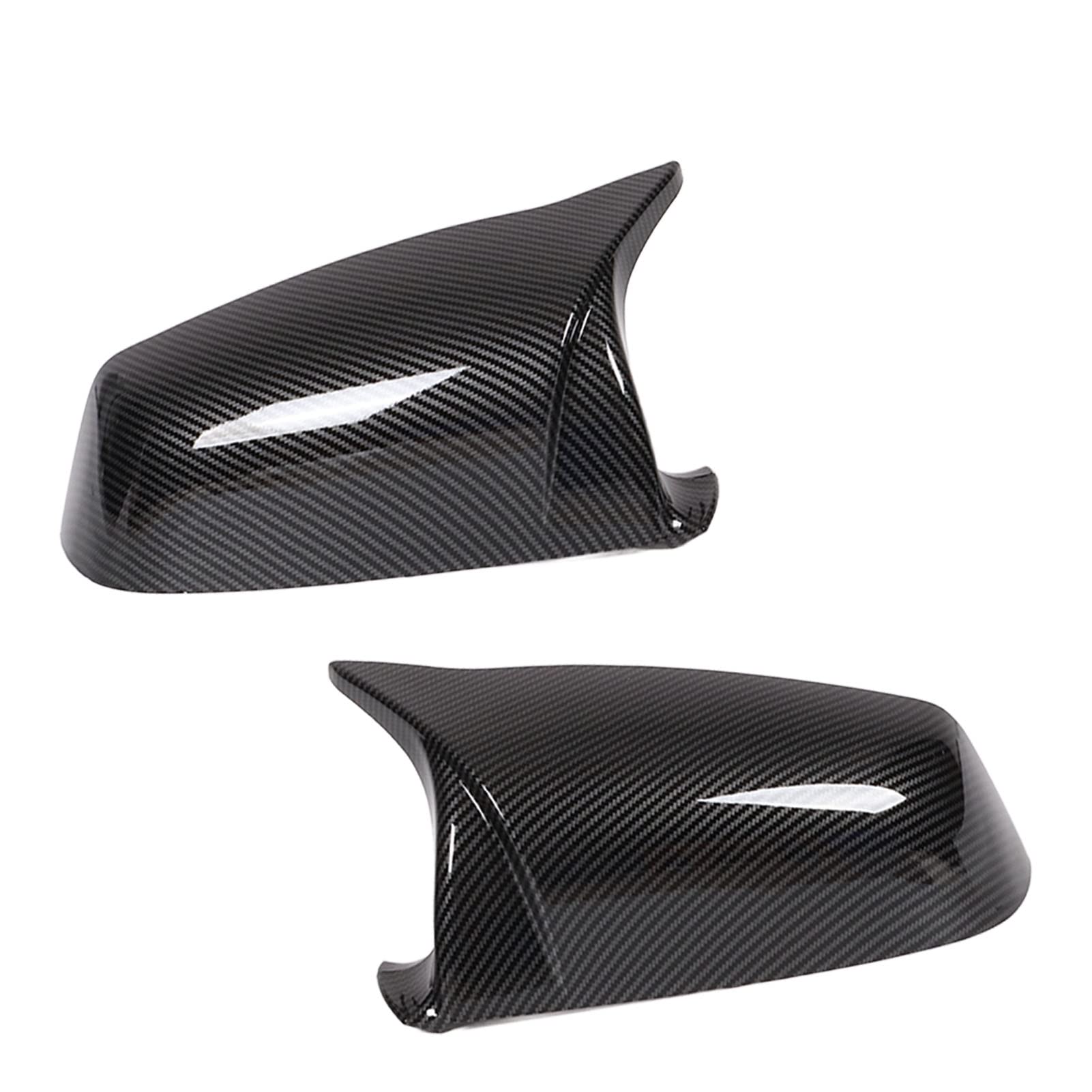 Auto Nutriess Horn Retroview Specchio specchio Specchio laterale Copertura di protezione Sostituzione di alloggiamento protettivo per 5 Serie F07 F10 F11 (Noir brillant)