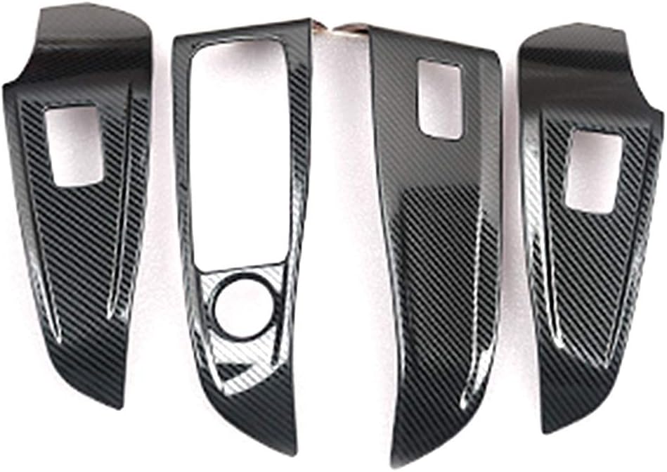 New Protective Window Control Covers Compatible with BMW 3 Series G20 Sedan 2020-2021 316i 318i 320i 328i 330i 335i 340i (Silver)