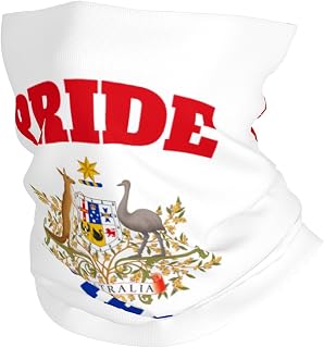 Pride Australia Flag Australian Proud Aussie Winter Neck Warmer Gaiter Windproof Face Mask Protection Balaclava For Outdoor Sports Work