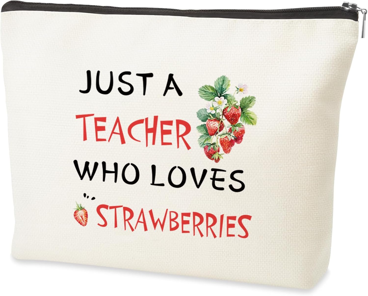 Gifts for Teachers Women - Teacher Appreciation Gifts,Christmas End of Year Birthday Valentines Retirement Strawberry Gift for Women,Fruit Gift,Makeup Bags,Teachers Stocking Stuffers