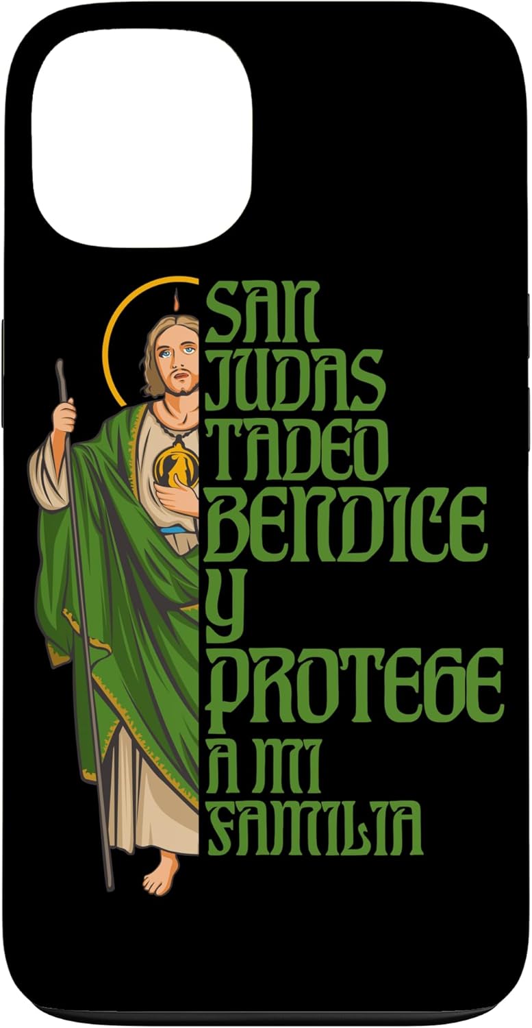 Saint Jude Thaddeus. Bless and protect my family Case for iPhone 13