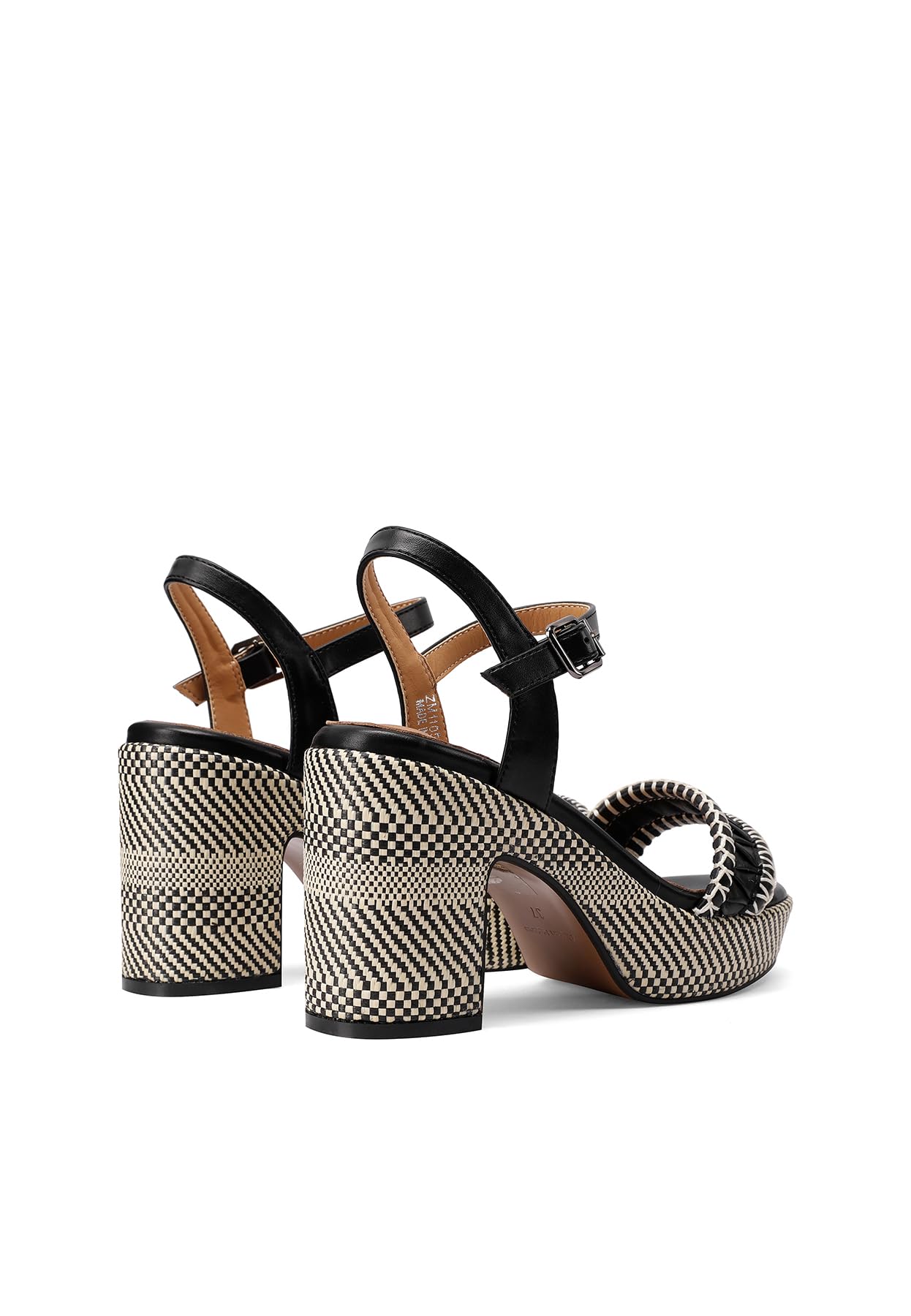 QUEEN HELENA Sandali con Plateau con Tacco Largo ZM11050
