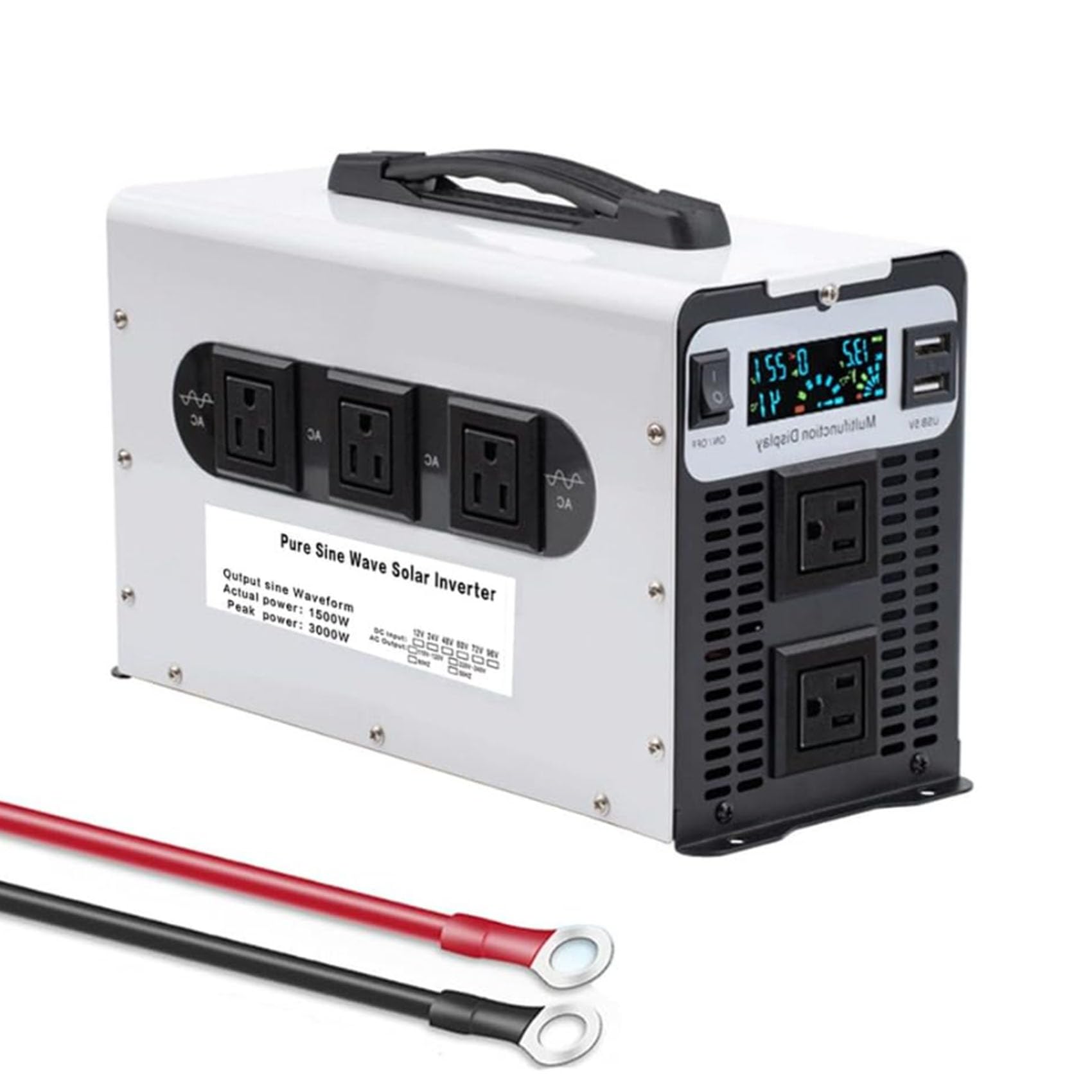 Falownik o czystej sinusoidzie 3000 Wat 110V 220V AC