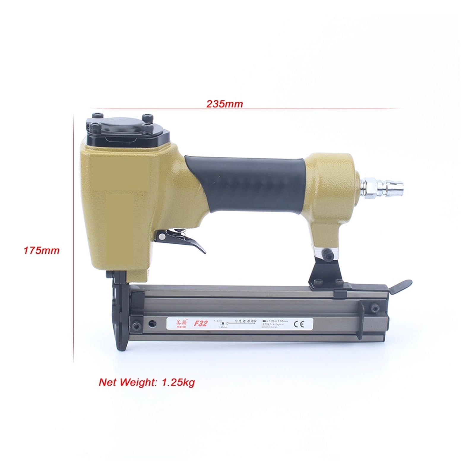 F32 Pneumatica Chiodatrice Pistola Ad Aria Cucitrice Strumenti for Decorazione/Pelle/Scarpe Pneumatica Brad Chiodatrice Pistola Ad Aria Cucitrice