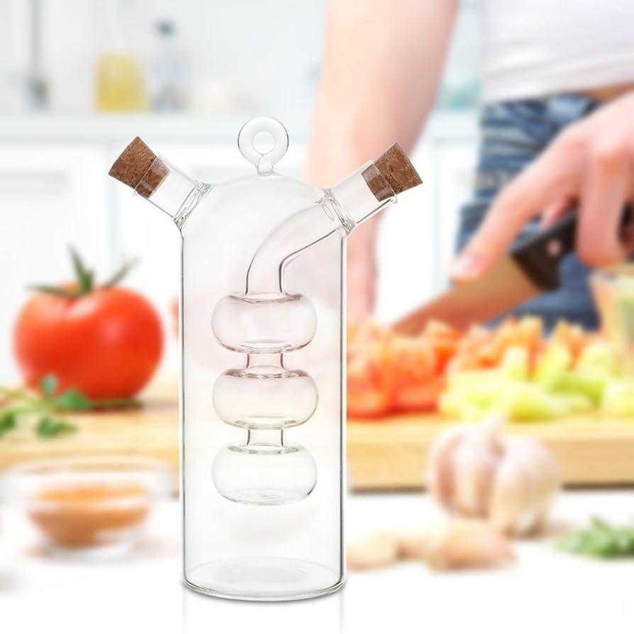 ガラスフィルター付き注ぎ口ボトル*6 Amazon｜Milageto ガラスオイルボトル、キッチン用注ぎ