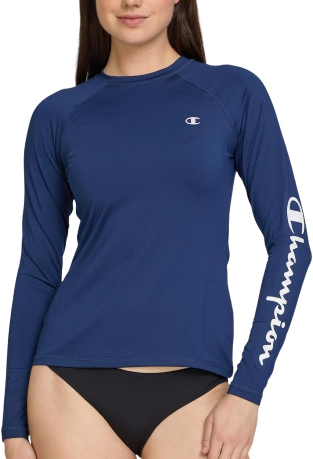 Champion Rash Guard for Women, Womens Rash Guard Long Sleeve Shirts, Rashguard Swim Shirt Women UPF 50+ SPF & UV Protection