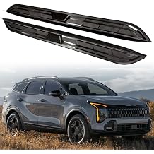 2PCS Running Boards Side Steps Fits for KIA Sportage NQ5 2023 2024 2025 2026 All Black