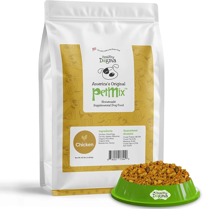 Ração desidratada para cães Healthy Dogma Petmix Chicken Dinner sem grãos, 4,49 kg