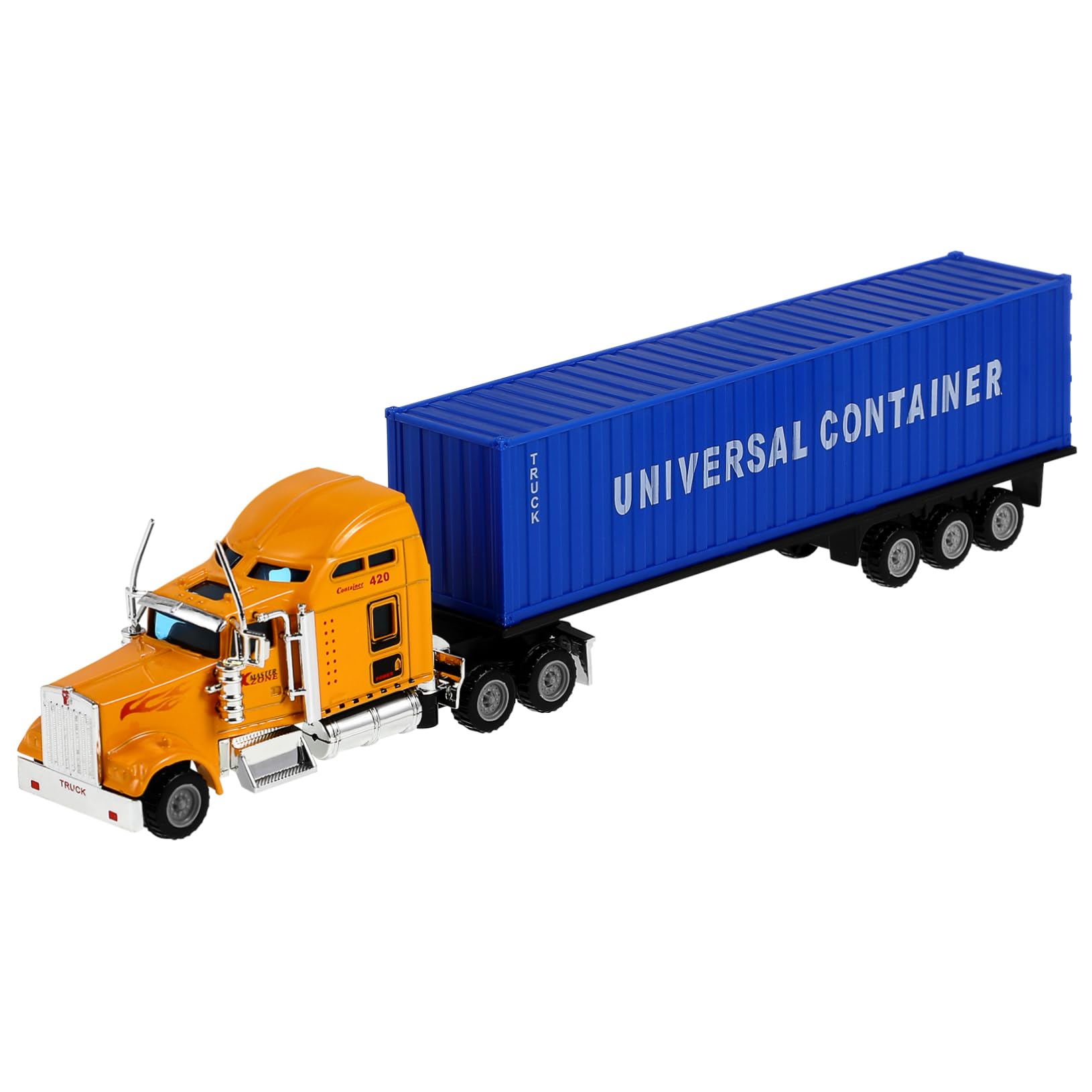 Amazon.co.jp: GLSTOY 合製コンテナトラックモデル ダイキャスト