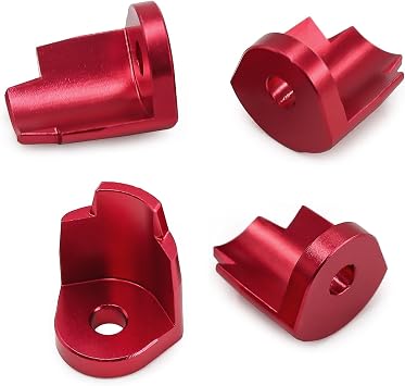 Shock Cap Protector Aluminum Alloy for Arrma Granite Grom Typhon Grom Mojave Grom Upgrade Parts Red