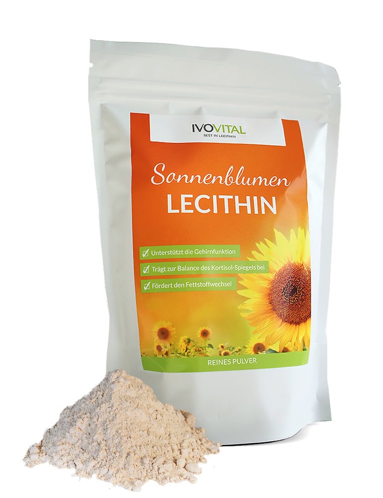 Sonnenblumen Lecithin Pulver, IVOVITAL® (allergenfrei und gvo-frei) (300 g)