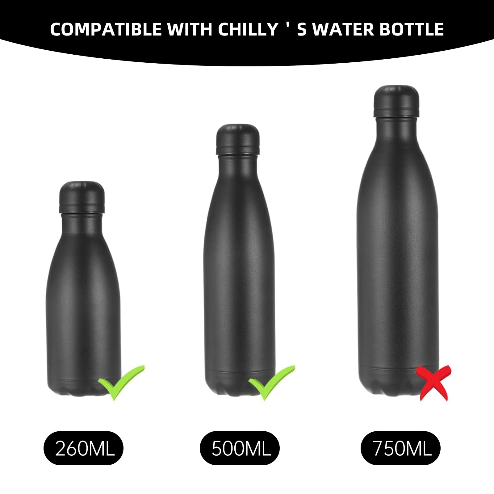 Cannucce Di Ricambio Per Hydro Flask - Con Pennelli E Adesivi Personalizzati - Foto 2