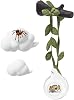 Jumping Spider Terrarium Decor,Climbing Toys - Jumping Spider Ledges with Rope,for Breeding Display Reptile Small Animals Pet Home Classroom Hobbyists